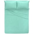 thumbnail image 4 of King 4-Piece Sheet Set, Soft tees Luxury Cotton Modal Ultra Soft Jersey Knit Sheet Sets by Royale Linens, 4 of 10