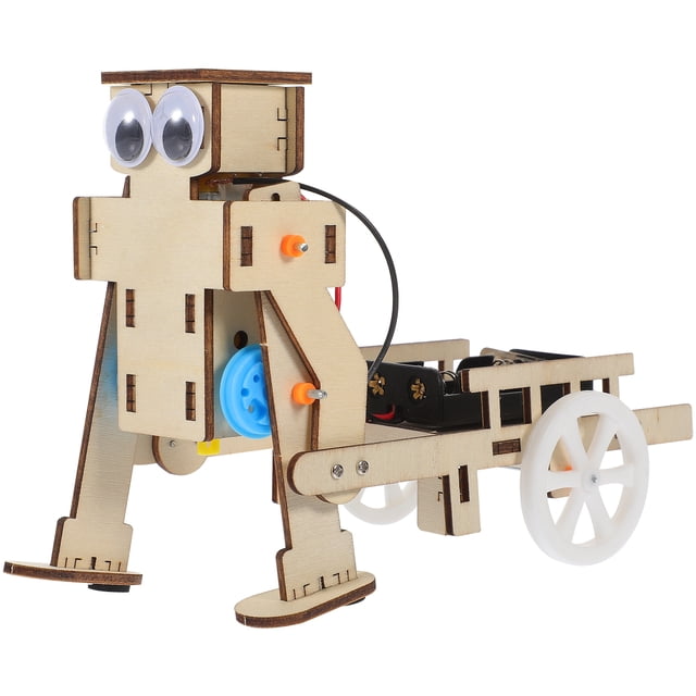 1 Ensemble Kit de Construction Robot Diy Auto-Assemblage Robot Projet Scientifique Kit Jouet Robot Moteur