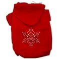 thumbnail image 6 of Christmas Pet Dog  Cat Hoodie Rhinestone, "Snowflake", 6 of 10