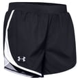 thumbnail image 1 of Pantalones cortos para correr Under Armour Fly by 2.0 para mujer, negros, 3XL, 1 of 5