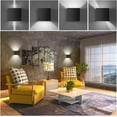 thumbnail image 2 of Apliques de pared para exteriores de diseño moderno, fuente de luz resistente, duradera y no reemplazable para patio, garaje y jardín, 2 of 3