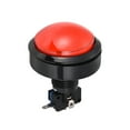 thumbnail image 5 of Juego de botón pulsador redondo de 62 mm, interruptor iluminado LED de 12V con microinterruptor para arcade de video, rojo, 5 piezas, 5 of 5