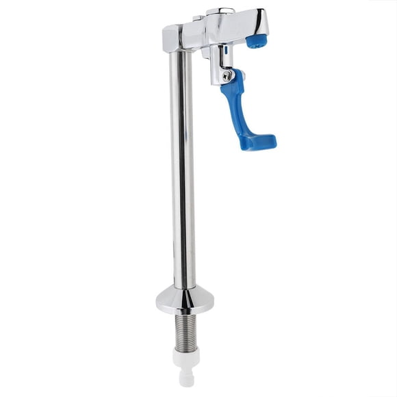 Fdit Push Cup Faucet Delay Faucet Net Tap Water Station Pedestal Glass Filler, Deck Mount Push Back Glass Filler Pedestal,Water Station Pedestal Glass Filler