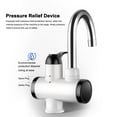 thumbnail image 4 of Faucet, 3000W Instant Hot Water Faucet Electric Water Heater Tap with LED Digital Display Kitchen Bathroom Water Heating Faucet IPX4 Waterproof 360掳 Rotatable 110V, 4 of 8