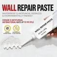 thumbnail image 5 of Waterproof Wall Repair Paste Kit, 250g Drywall Repair Compound with Scraper & Sandpaper, Quick-Dry Filler for Holes, Cracks & Damage, 5 of 5