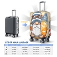 thumbnail image 6 of Balery Hello Summer Cute Gnome Luggage Cover Protector, Scratch And Dirt Resistant, Fits 18-32 Inch Luggage - Large, 6 of 9