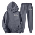 thumbnail image 3 of WILLBEST Sudaderas En Pareja Conjunto De Sudadera con Capucha Deportiva De Manga Larga con Estampado De Letras Informal De Moda De Otoño e Invierno para Hombre y Mujer Grande, 3 of 3