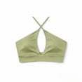 thumbnail image 4 of Noric Women's Halter Tank Top Sleeveless Crisscross Cut Out Summer Crop Top Casual Going Out Vacation Beach Cami, 4 of 6