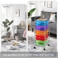 thumbnail image 2 of Alden Design 6.11 Gallon Plastic and Metal Drawer Chests, Multi-color, 2 of 12