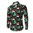 thumbnail image 1 of Awdenio Chemise de Noël Décontractée Automne et Hiver pour Hommes Manches Longues, 1 of 5