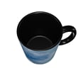 thumbnail image 5 of Blue Floral Coffee Mug Fun Custom Ceramic Mugs 11oz Black, 5 of 5
