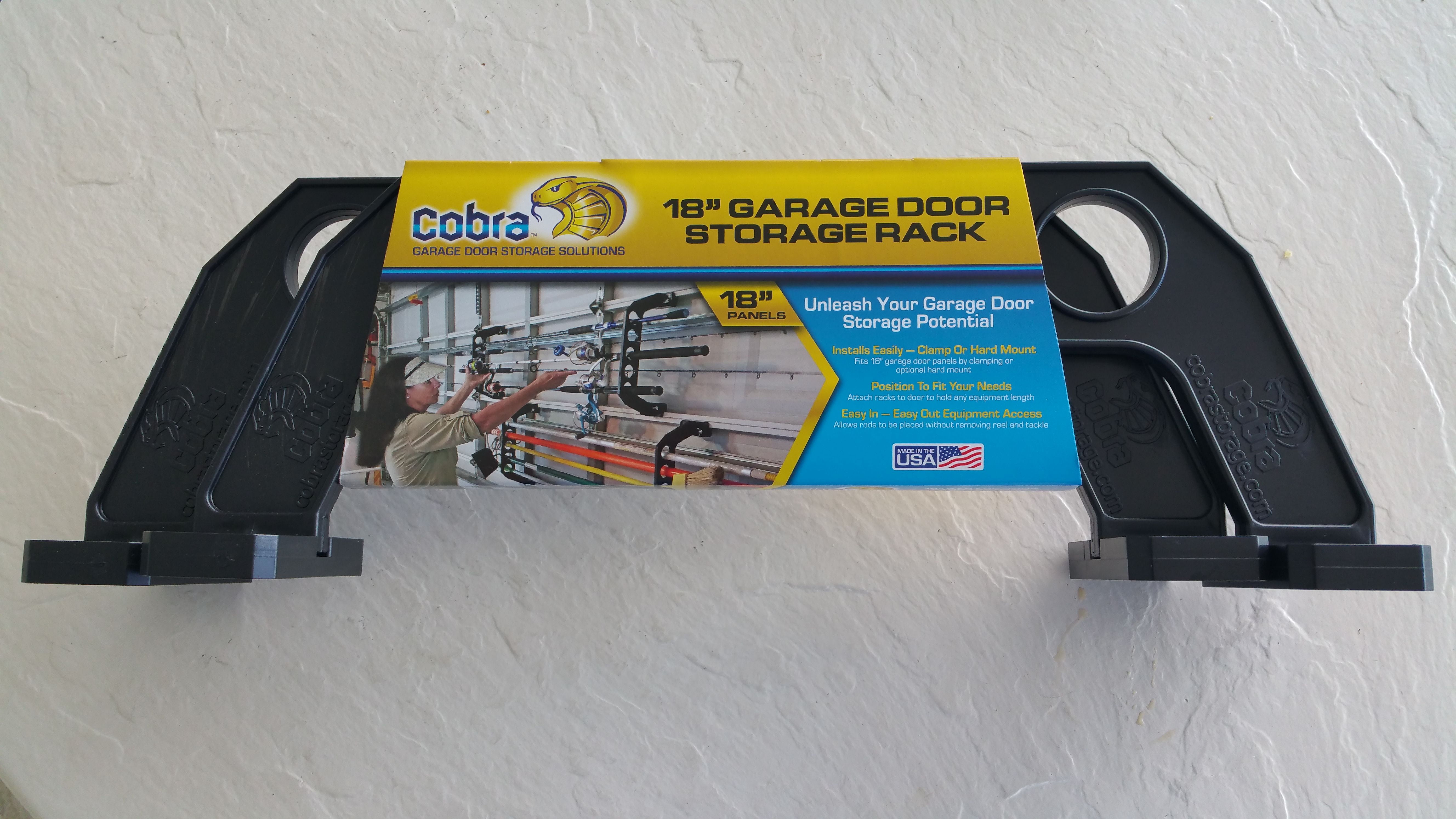 Rack Accessories Cobra Csr18bb Garage Door Fishing Rack