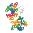 thumbnail image 3 of 24 Piezas de Color Surtido Sujetadores de Bobina de Silicona Clips Abrazaderas para Coser, 3 of 9