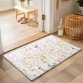 thumbnail image 2 of Area Rug 2x3ft, Colorful Flower Country Floral Washable Rugs for Living Room Bedroom, Wildflower Watercolor Soft Non-slip Area Rugs Rectangle Floor Carpet for Dining Room, 2 of 9