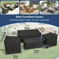thumbnail image 3 of 4pcs/set Patio Furniture Cover Set, Heavy Waterproof Outdoor Furniture Cover Set,, 3 of 3