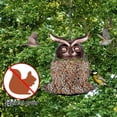 thumbnail image 5 of Bluebird Feeders Outdoor - Owl Shaped Metal Mesh Cardinal Bird Feeder | Hanging Wild Bird Feeder with Hook for Garden Yard Decor, 5 of 11