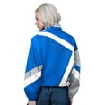 thumbnail image 2 of Women's Starter Blue/Silver Detroit Lions Vintage 1st Quarter Full-Zip Windbreaker, 2 of 2