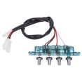thumbnail image 4 of Miangastore 1 Set Range Hood Control Keyboard Switch Piano Type 4-Buttons Range Hood Push Button Switch for Kitchen Appliance Accessories, 4 of 8