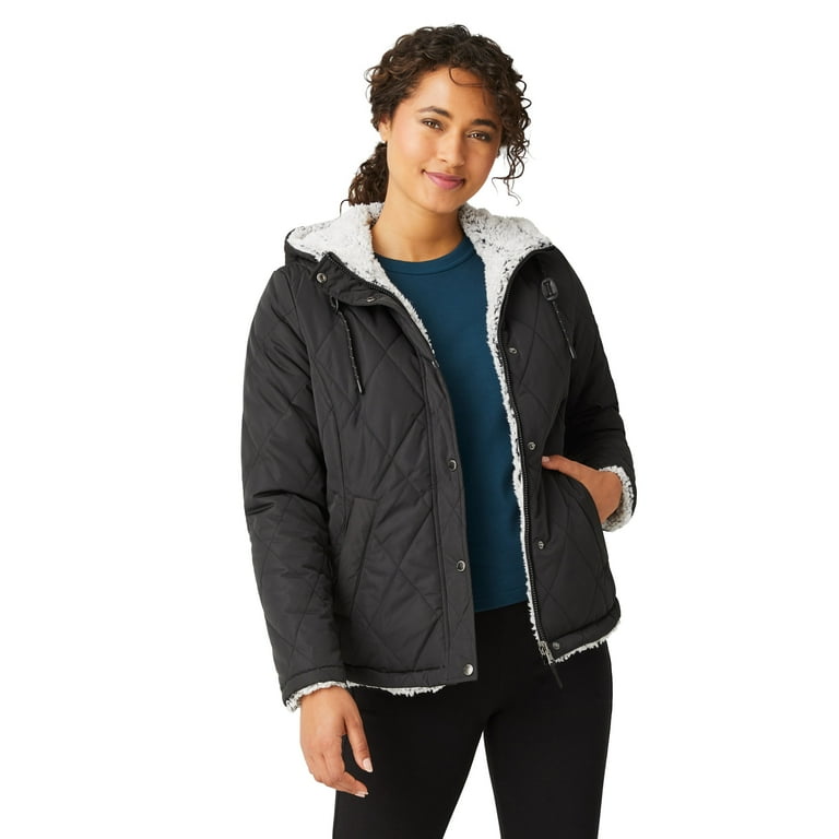 Free Country Women's Stratus Lite Reversible Jacket Black S