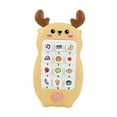 thumbnail image 2 of figatia Electronic Learning Smartphone Toy Baby Toy for Toddler Baby 6 Months+ Yellow, 2 of 9