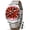 873 Red, variant on Casual Men's Stainless Steel Date Quartz Wrist Watch with Rotating Bezel, Luminous Hands, Water Resistant