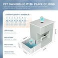 Automatic Pet Water Dispenser 8L Gravity Waterer Ultra Quiet Top Fill