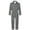 Grey, variant on Mens Solid Color Coveralls Collared Long Sleeve Zip Up Utility Jumpsuits with Pockets Mechanic Workwear Boiler Suits