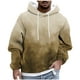 thumbnail image 2 of Sudadera con capucha para hombre, estilo casual, con cuello redondo, estampado, manga larga, blusa de poliéster, 2 of 5