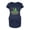 NAVY, variant on The Grinch - Whoville Athletic Club - Women's Maternity Scoop Neck Graphic T-Shirt