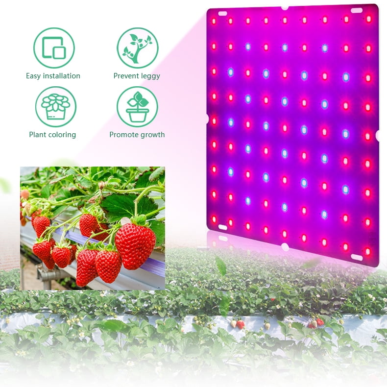 3 Model LED Plants Grow Light 81-312LEDs 25W-80W Indoor Full Spectrum Lamp Panel