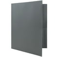 thumbnail image 3 of JAM Paper Plastic 2 Pocket School POP Folders with Metal Prongs Fastener Clasps, Grey, 3/Pack, 3 of 4