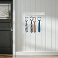 thumbnail image 4 of Worgeous Wall Mounted Belt Organizer And Tie Rack Rotating Belt Storage Hook Multi-Functional Space Saving Hanger For Closet Entryway, And Home, 4 of 8