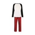thumbnail image 4 of ITFABS Pyjamas de Noël Renne Raglan et Pantalons à Carreaux Parent-Enfant, 4 of 9