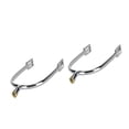 thumbnail image 2 of Horse Spurs, Zinc Alloy Material Erosion Spurs Spurs with Rotatable Copper Riding Horse Accessory Exquisite Workmanship, Practical a pair, 2 of 5