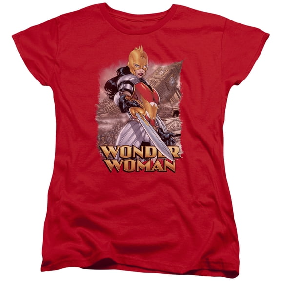 Jla - Wonder Woman - Women's Short Sleeve Shirt - Large