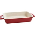Mrs. Anderson's Baking Rose Ceramic Lasagna & Casserole Pan, 9 x 13