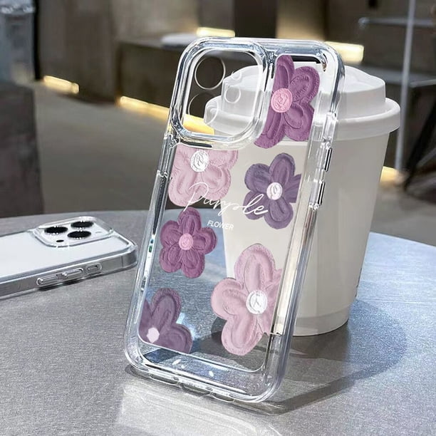 Funda de flores para Samsung A54 5G, Fundas para Samsung Galaxy A53, S22, S21, S20 FE, A13, A34, A71, S23 Ultra, A33, A52, cubierta transparente de silicona qiuyongming unisex