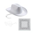 thumbnail image 1 of Sombrero de Sombrero de vaquero occidental para celebración al aire libre Vacaciones Boda Club nocturno, 1 of 8