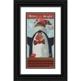 thumbnail image 1 of Phillips, Anita 11x18 Black Ornate Wood Framed with Double Matting Museum Art Print Titled - Merry and Bright, 1 of 4