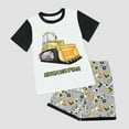 thumbnail image 2 of Caqnni Toddler Baby Boy Summer Outfits Sleeveless Letter Printed Tank Tops Elastic Waist Shorts Set Clothes 3 6 12 18 Months 2T Short Sets Summer Pjs (9-10 Years), 2 of 4