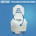 thumbnail image 5 of Toilet Seat Covers Flushable (50 Pack) - Upgraded XL Size| Biodegradable Paper Covers for Adults, Kids, Toddlers | Travel Essentials by Mighty Clean, 5 of 5