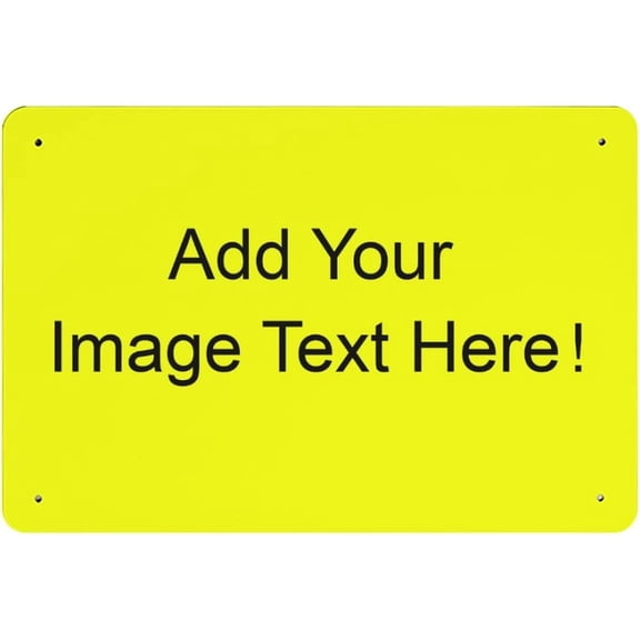 Custom Metal Signs,Personalized Vintage Tin Signs with Your Design, Customized Waterproof Aluminum Signs with Photo for Home Party Wall Decor Parking Lot Sign Gift Ideas,8x12 in Horizontal Plaque