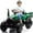 Green, variant on Outfunny 24V Ride on Toy for Big Kids, Powered Ride On Tractor with Trailer & Remote - Green
