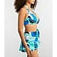 thumbnail image 3 of Coco Contours womens  Cameo Halter Bikini Top, 8/32C, Blue, 3 of 6