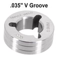 thumbnail image 1 of Chendee Drive Rolls Knurled V Groove Fit For Miller Mig Welder Wire Feeder .030 .035 .045,#3, 1 of 8