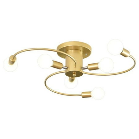 

Living Room Bedroom Chandelier Nordic E27 Simple Modern Chandelier Ceiling Light Gold