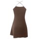 thumbnail image 5 of WILLBEST Trajes de Baño Mujer Completo Trajes de Baño Acanalados Para Mujer Vestido de Baño Tirantes Ajustables Traje de Baño Con Bolsillos 2649, 5 of 5