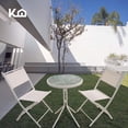 thumbnail image 2 of Juego De Comedor Mueble Exterior Para Jardín Mesa y 2 Sillas beige, 2 of 7