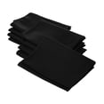 thumbnail image 1 of Servilleta de tela LA Linen polipopelina, 45 x 45 cm, color negro (paquete de 10), 1 of 2