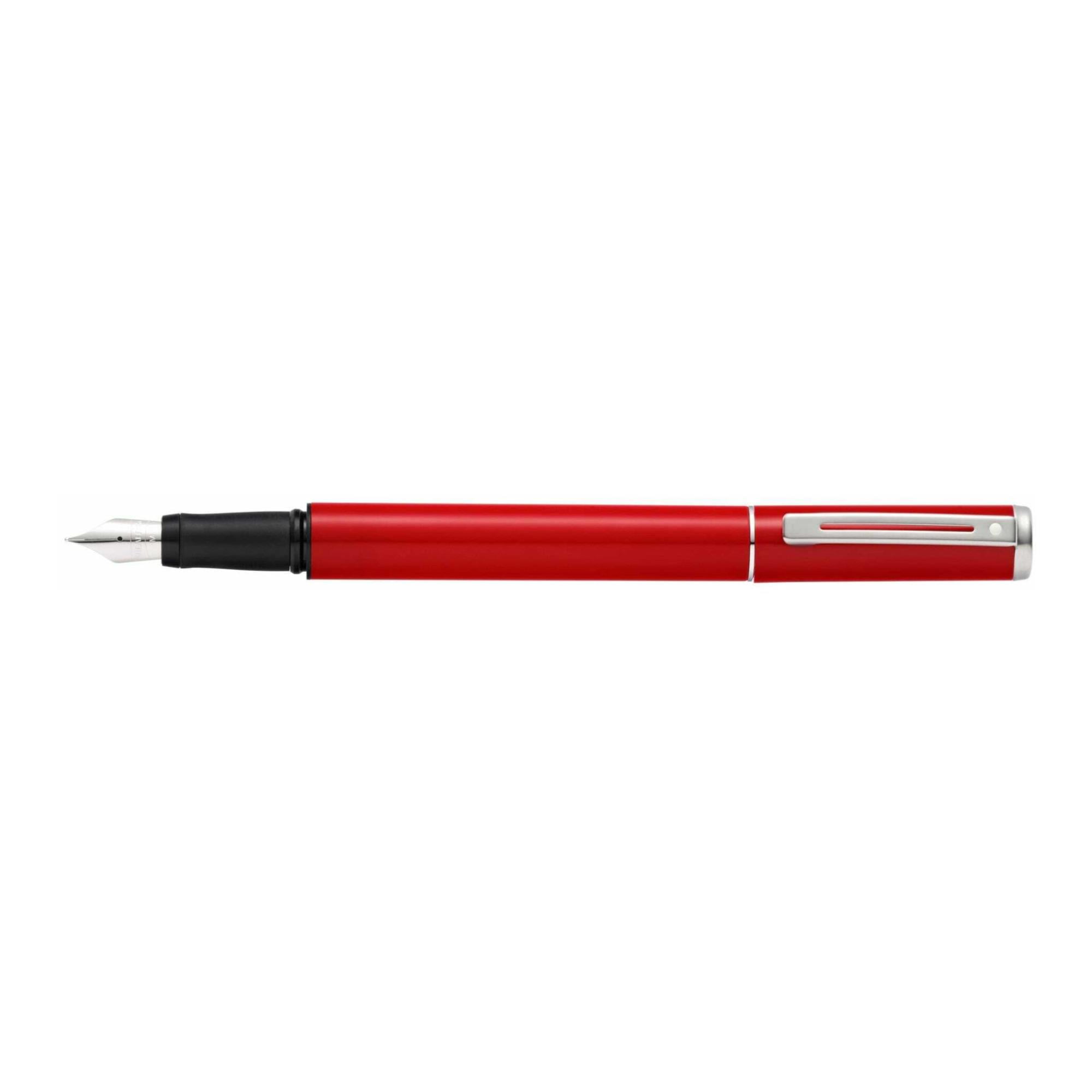 Red Chrome Trim Sheaffer Pop Ballpoint Pen